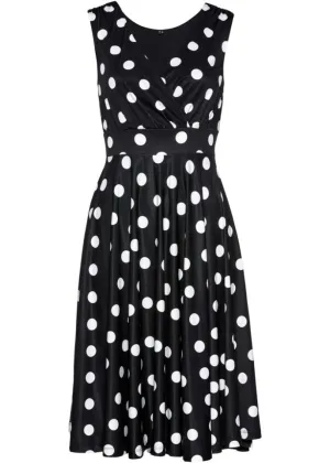 Bpc Selection Polka Dot Shirt Dress, Black