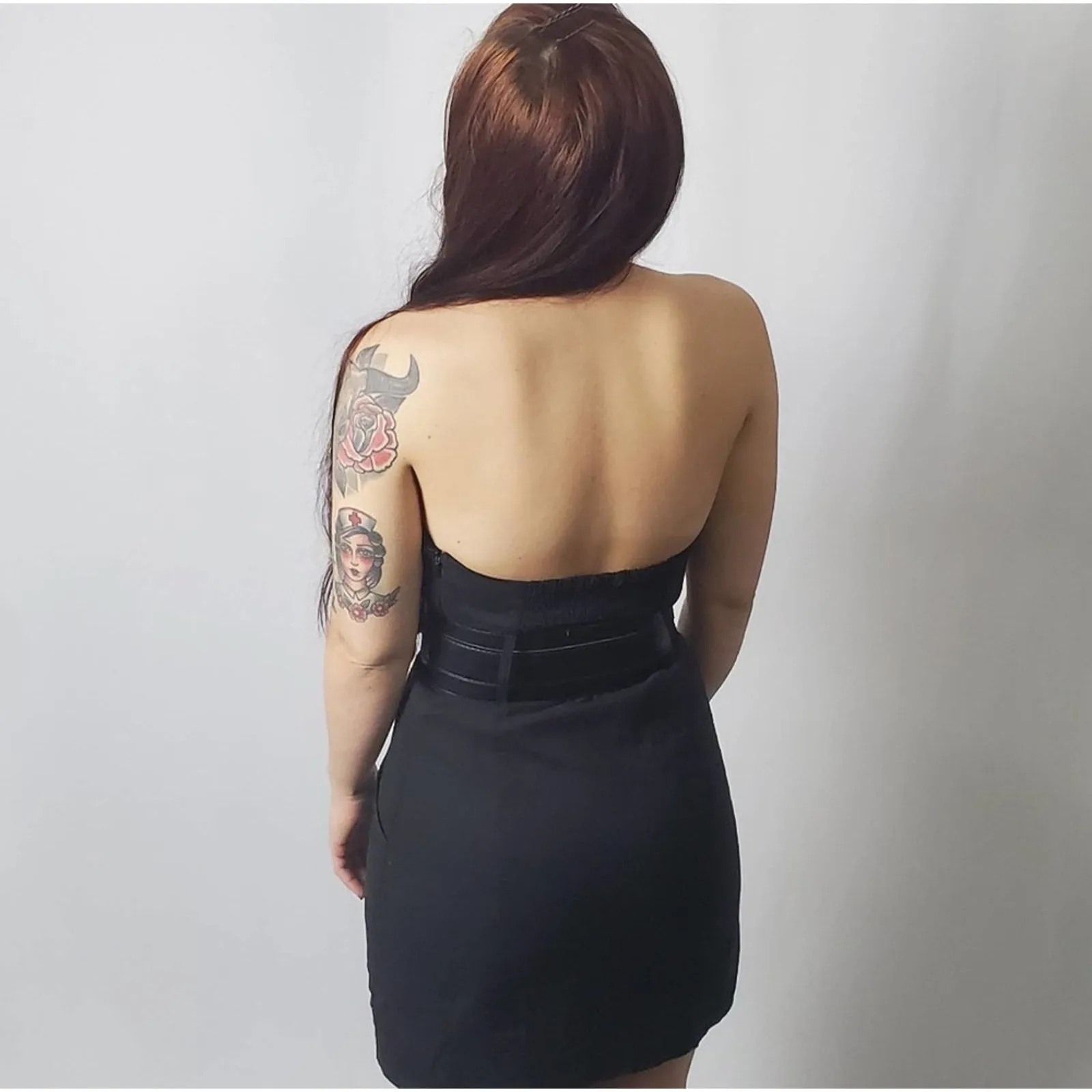 Guess casual black  halter mini dress