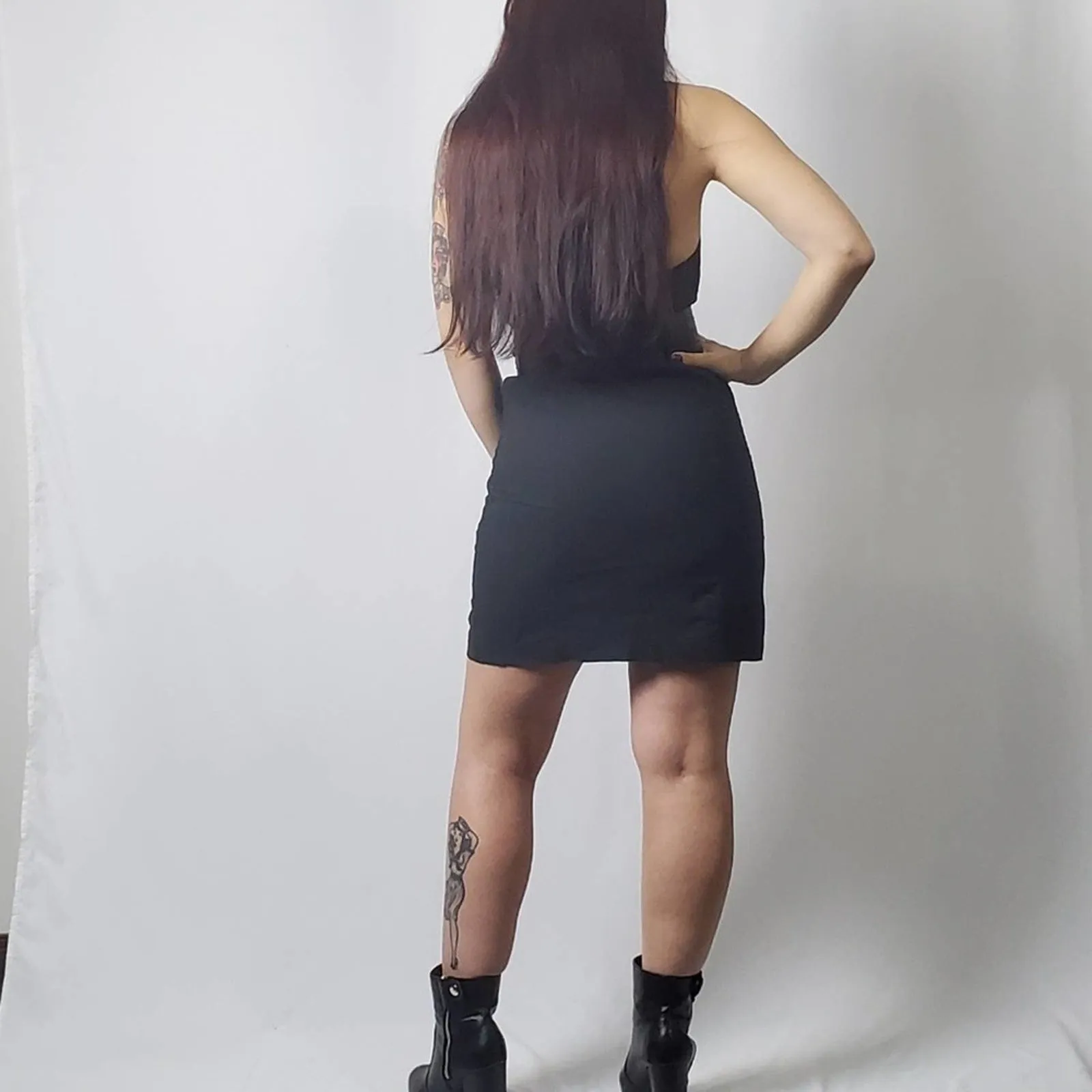 Guess casual black  halter mini dress