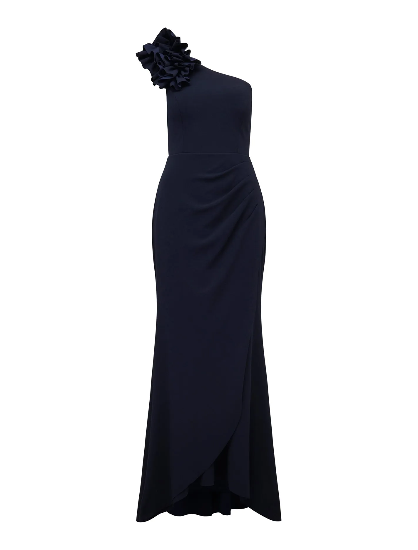 Leanne One Shoulder Ruffle Dress