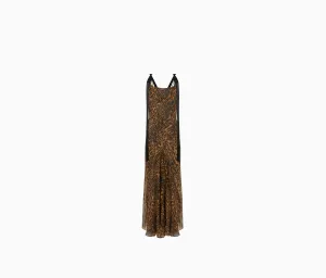 LONG SILK DRESS