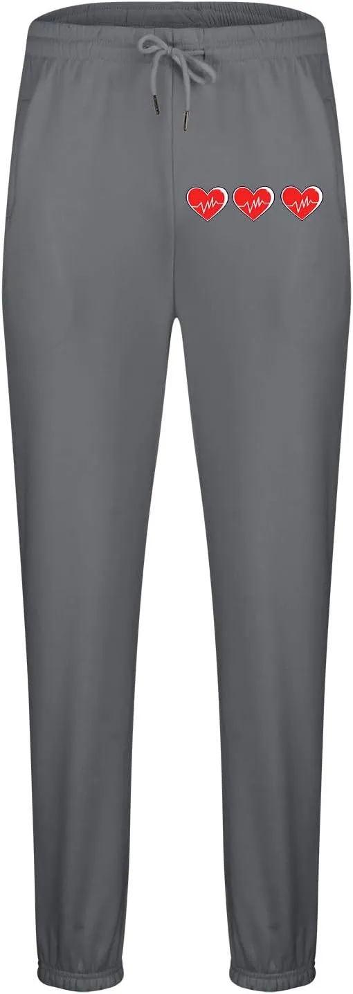 Men Jogger Sweat Pant Slim Fit Sweatpants Casual Running Sports Pants Tapered Trousers Jogging Bottoms with Pockets