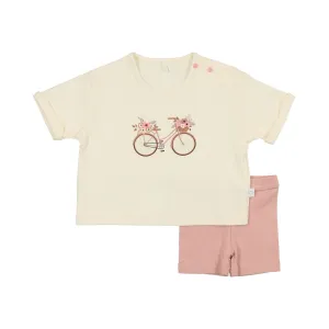 POUF 2PC BICYCLE SET