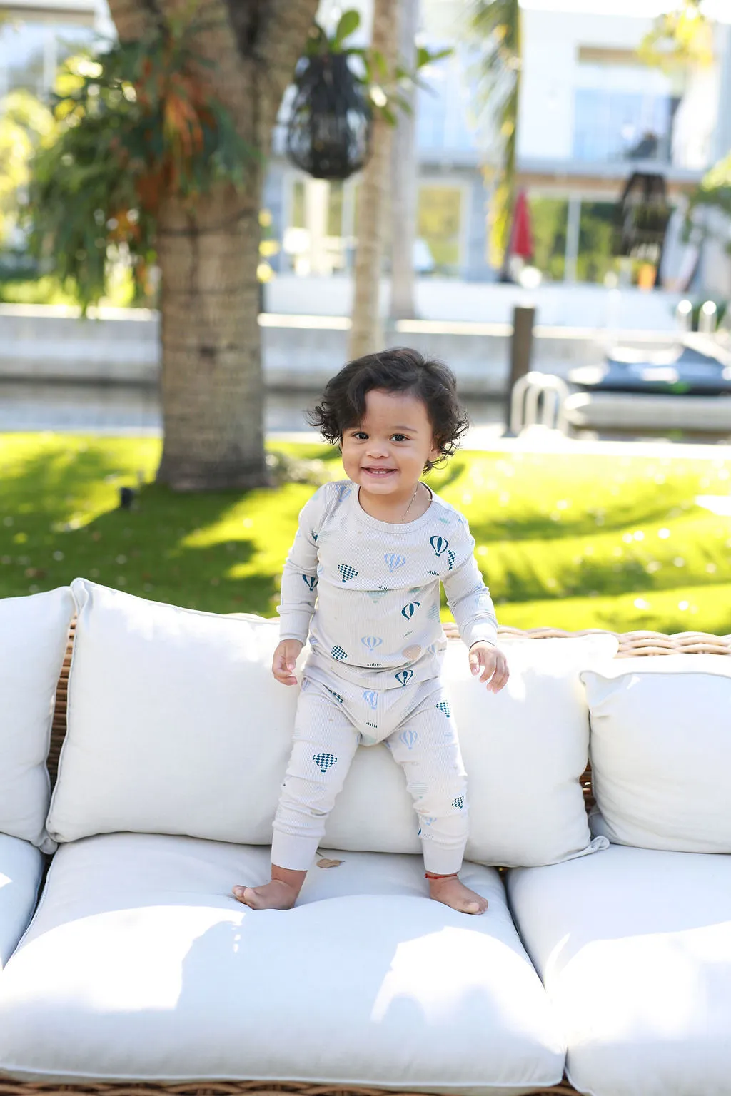 POUF 2PC HOT AIR BALLOON PJ