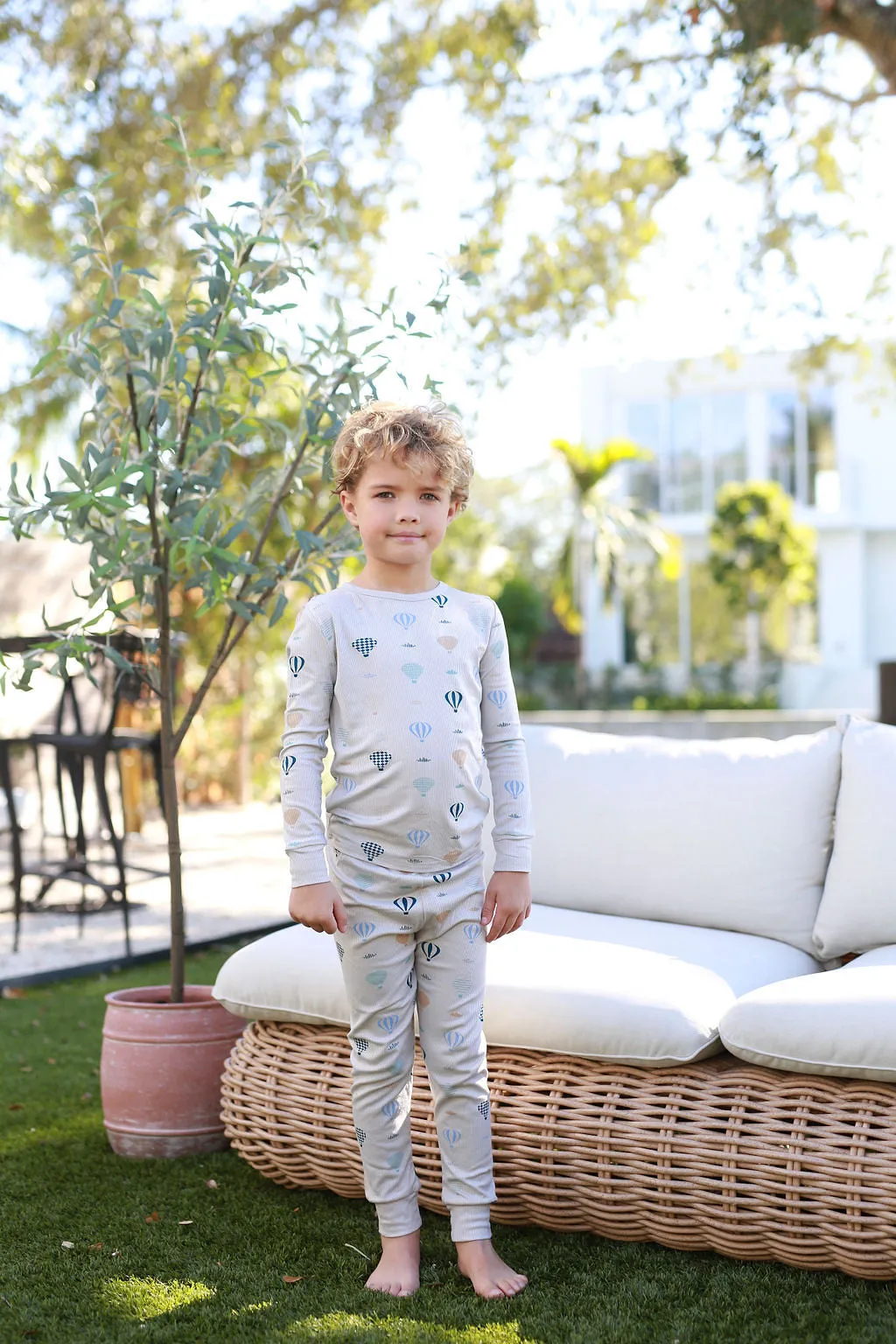 POUF 2PC HOT AIR BALLOON PJ