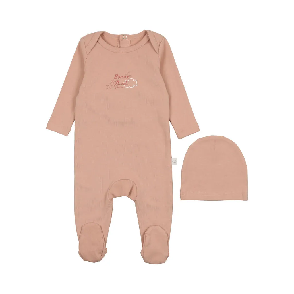 POUF 2PC LOGO FOOTIE   BEANIE SET