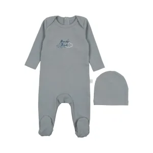 POUF 2PC LOGO FOOTIE   BEANIE SET