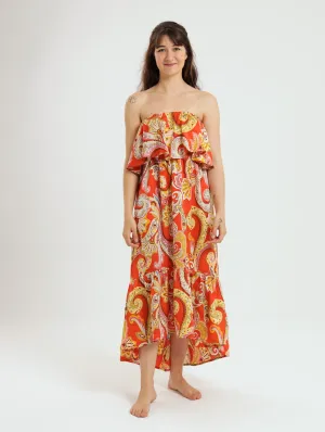 Resort Dress: Orange